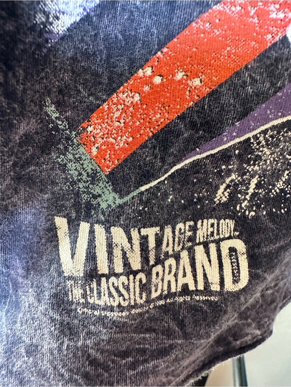 Vintage Black Text Graphic on Cream Background - Picture 4 of 5